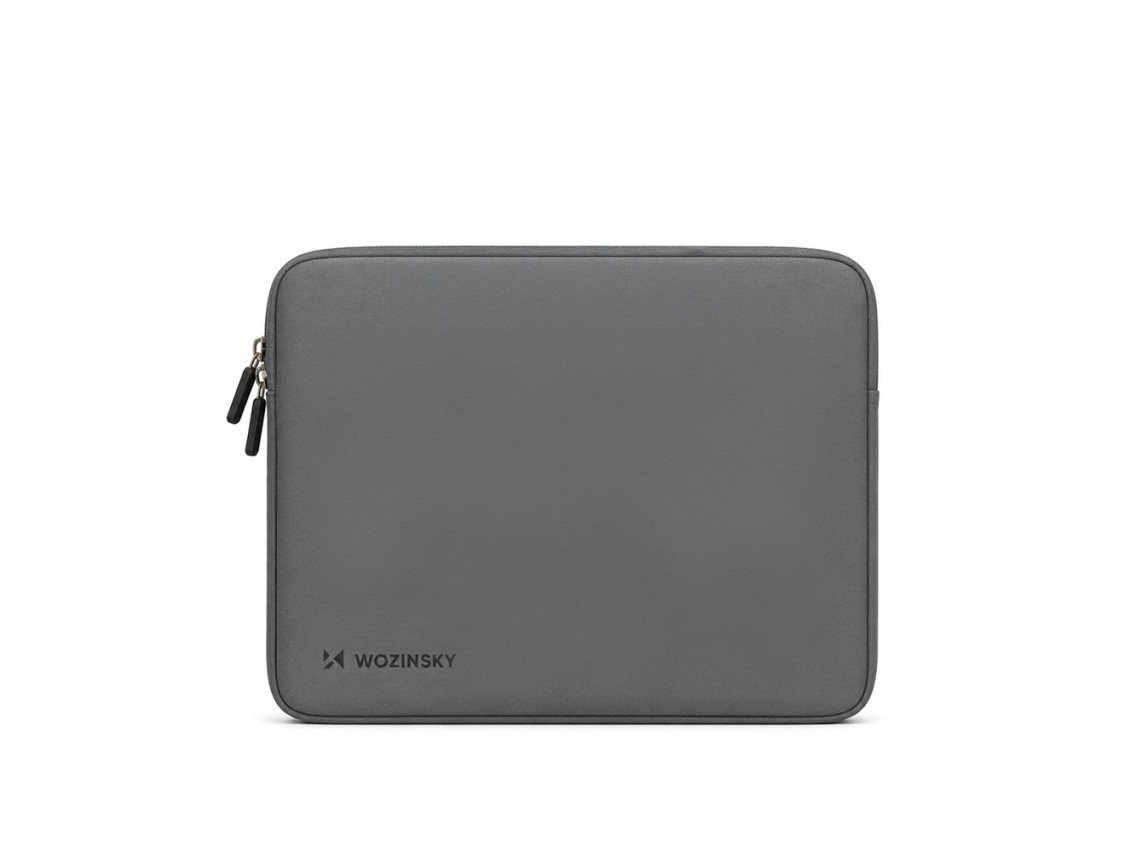 Capa de neoprene para laptop Wozinsky WNL-13G de 13 a 14 polegadas - Cinza