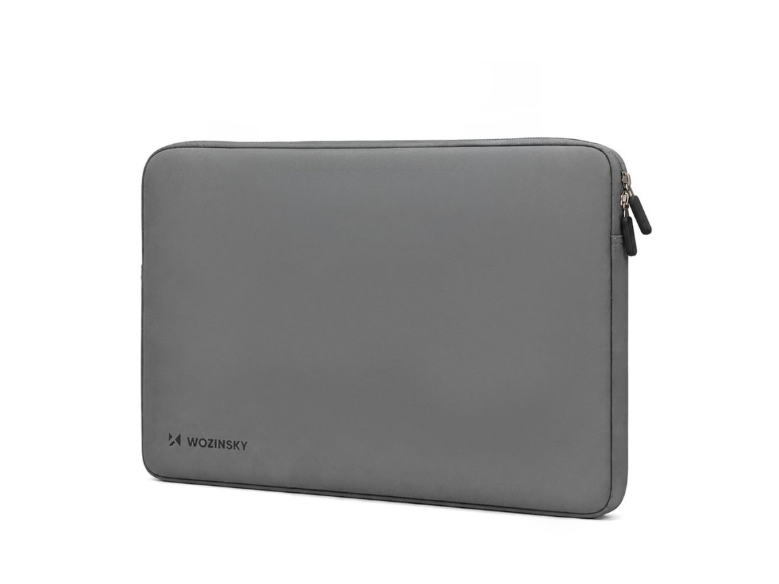 Capa para laptop Wozinsky WNL-17G de 17,3" em neoprene - Cinza