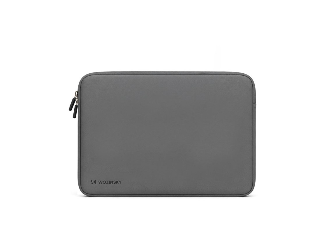 Capa para laptop Wozinsky WNL-17G de 17,3" em neoprene - Cinza