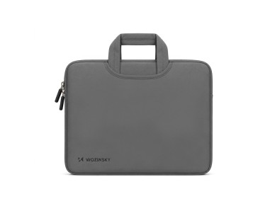 Bolsa para laptop Wozinsky WNT-13G de 13 a 14 polegadas com alça retrátil de neoprene - Cinza Bolsa para laptop Wozinsky WNT-13G de 13 a 14 polegadas com alça retrátil de neoprene - Cinza