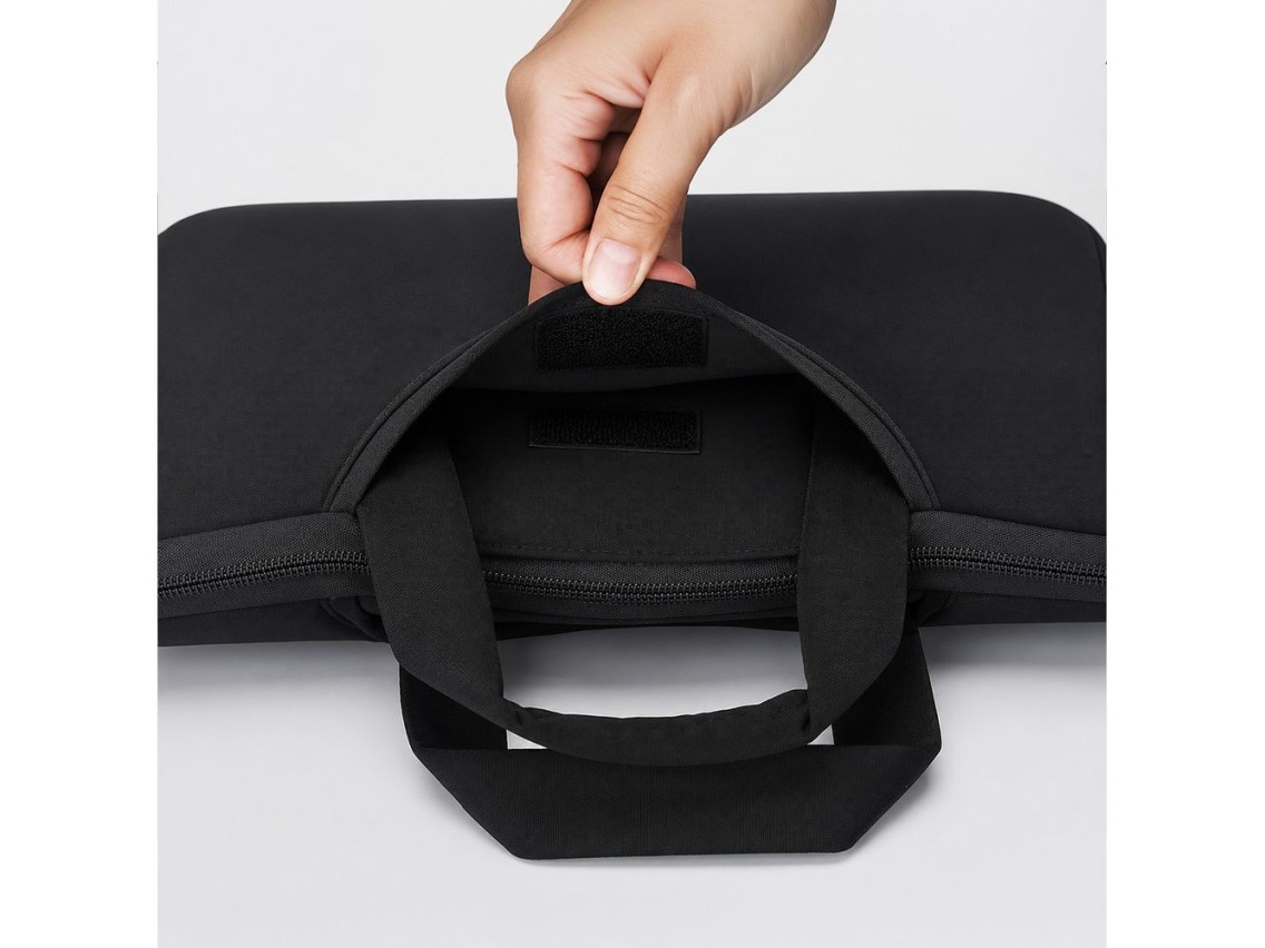 Bolsa para laptop Wozinsky WNT-11B de 10 a 11 polegadas com al�a retr�til de neoprene - Preta