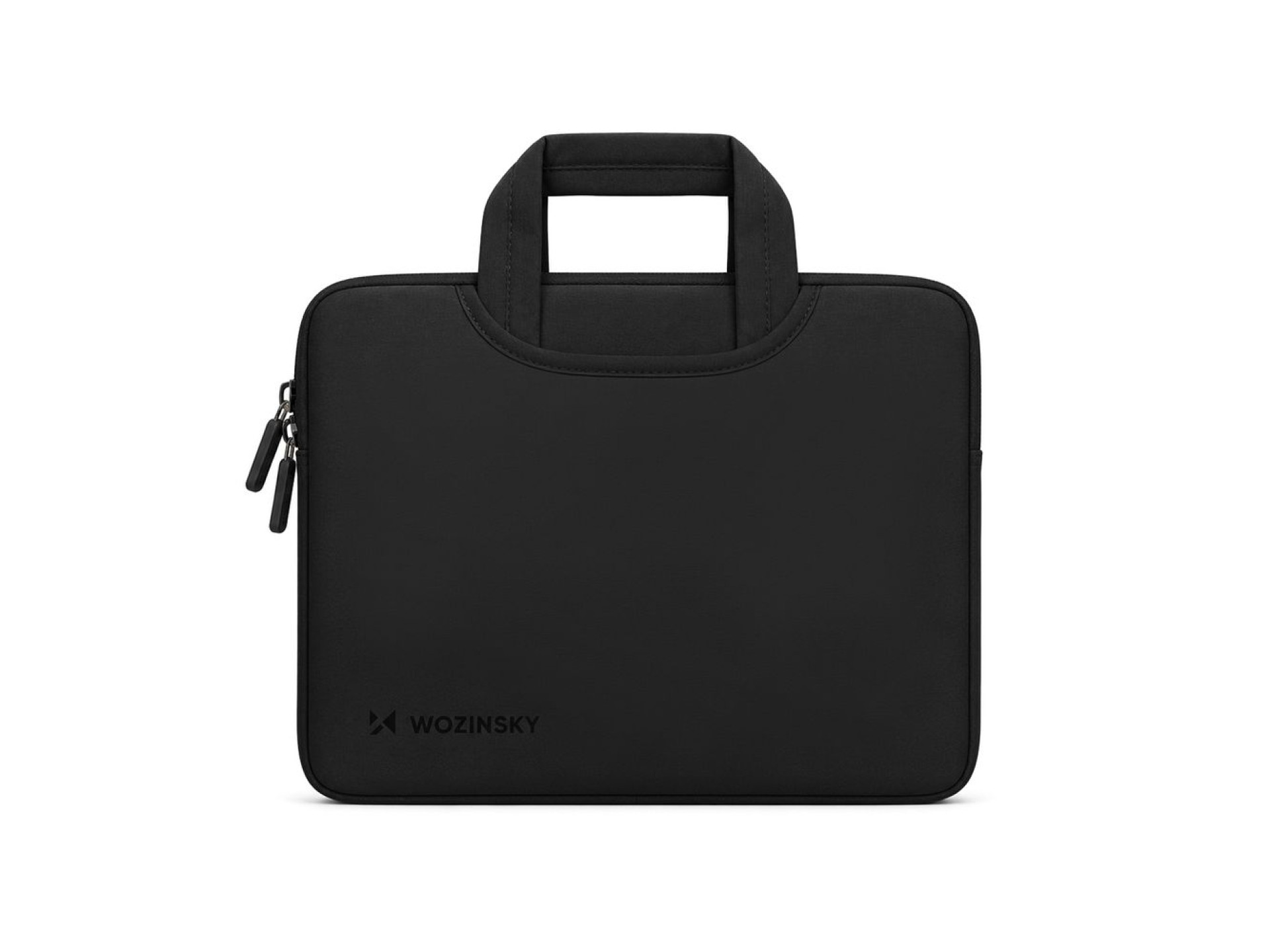 Bolsa para laptop Wozinsky WNT-11B de 10 a 11 polegadas com alça retrátil de neoprene - Preta