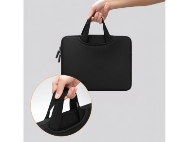 Bolsa para laptop Wozinsky WNT-11B de 10 a 11 polegadas com alça retrátil de neoprene - Preta Bolsa para laptop Wozinsky WNT-11B de 10 a 11 polegadas com alça retrátil de neoprene - Preta