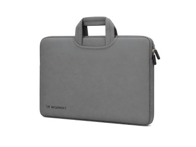 Wozinsky WNT-15G 15.6" Laptop Bag with Retractable Neoprene Handle - Gray