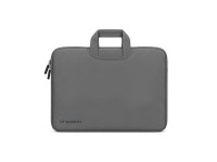 Bolso para port�til Wozinsky WNT-15G de 15,6" con asa retr�ctil de neopreno - Gris