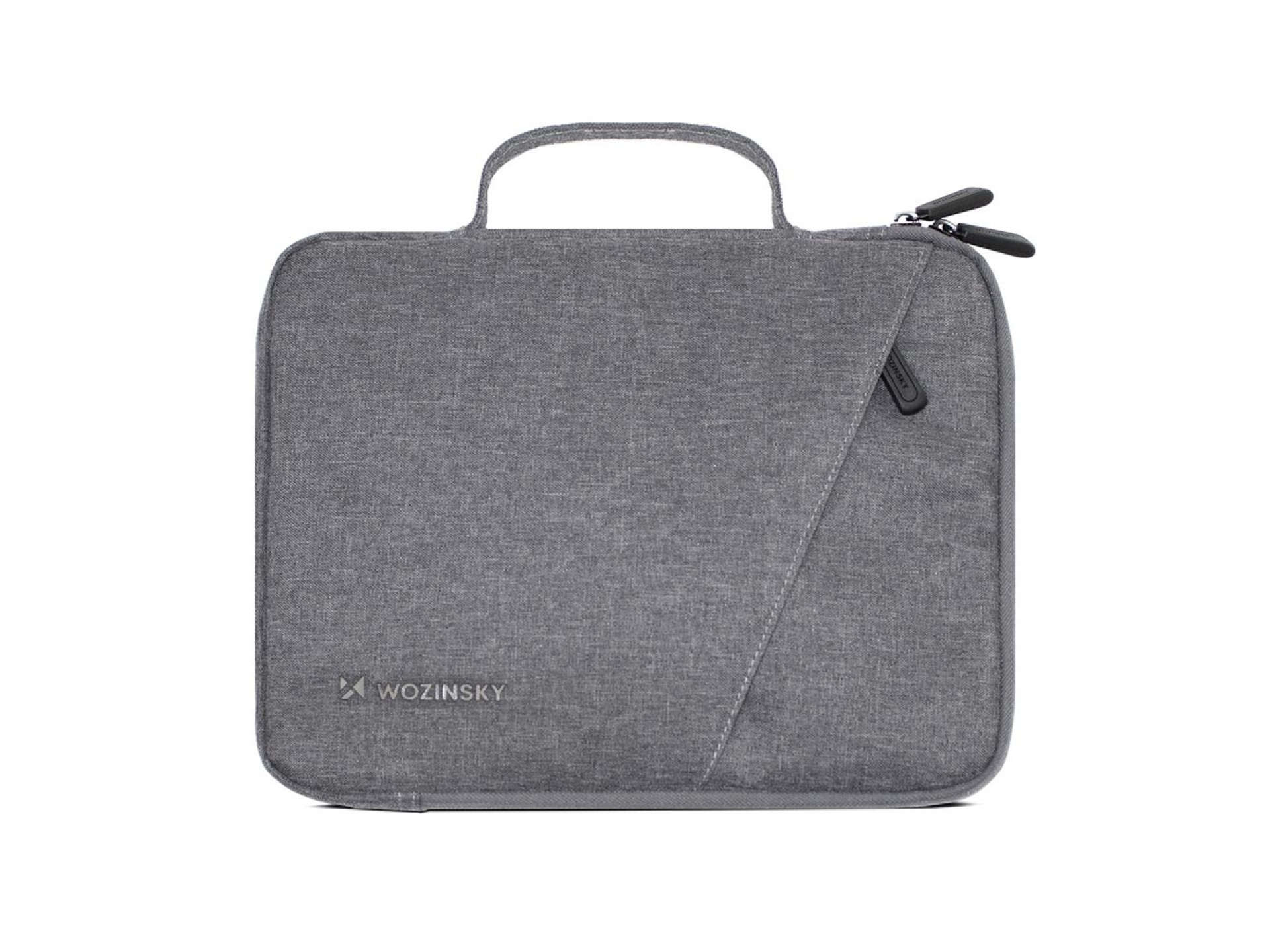 Bolsa para laptop Wozinsky WTNP-11G de 10 a 11 polegadas com alça retrátil - Cinza