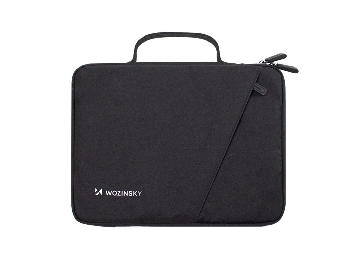 Bolsa para laptop Wozinsky WTNP-11B de 10 a 11 polegadas com alça retrátil - Preta