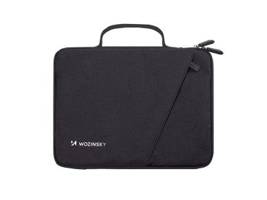Bolsa para laptop Wozinsky WTNP-11B de 10 a 11 polegadas com al�a retr�til - Preta