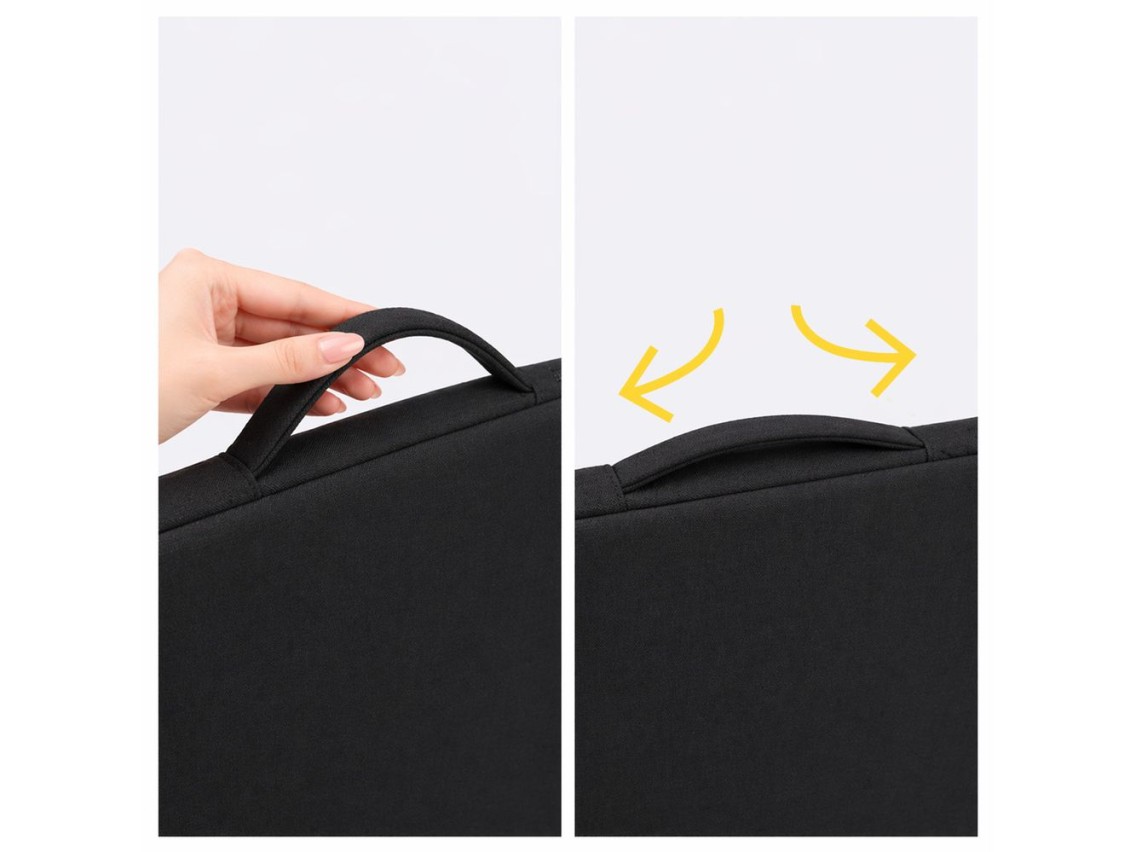 Bolsa para laptop Wozinsky WTNP-14B de 13 a 14 polegadas com al�a retr�til - Preta