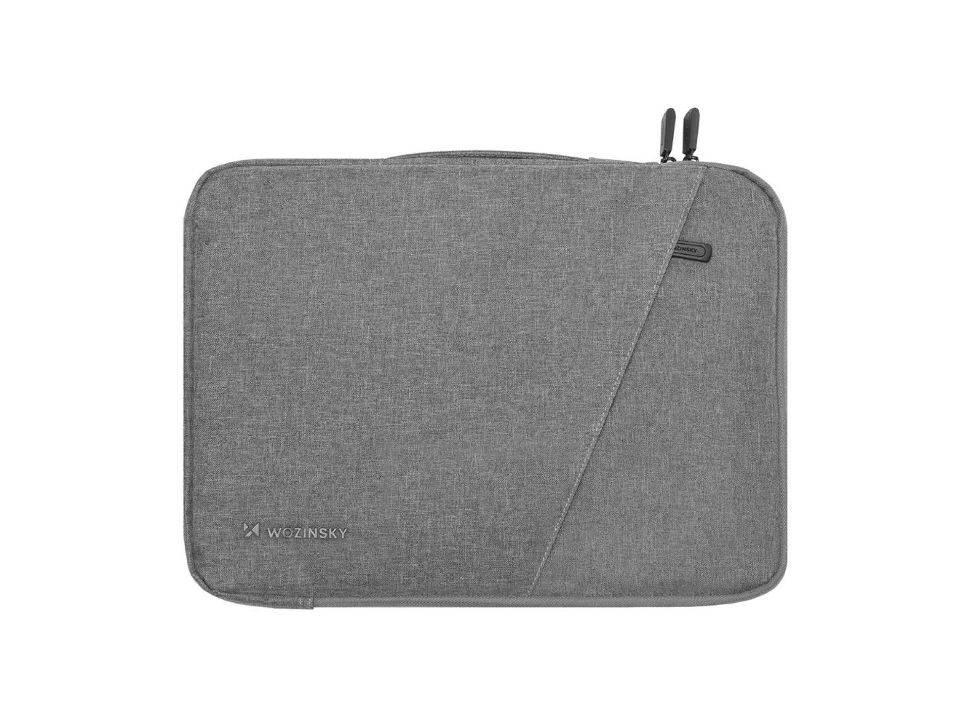 Bolsa para laptop Wozinsky WTNP-14G de 13 a 14 polegadas com alça retrátil - Cinza
