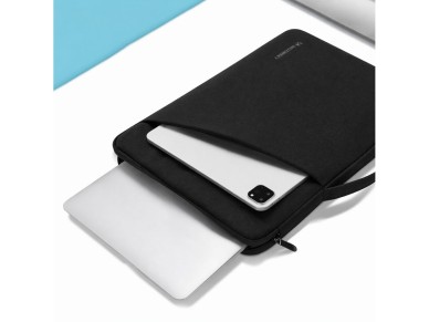 Bolsa para laptop Wozinsky WTNP-14B de 13 a 14 polegadas com al�a retr�til - Preta