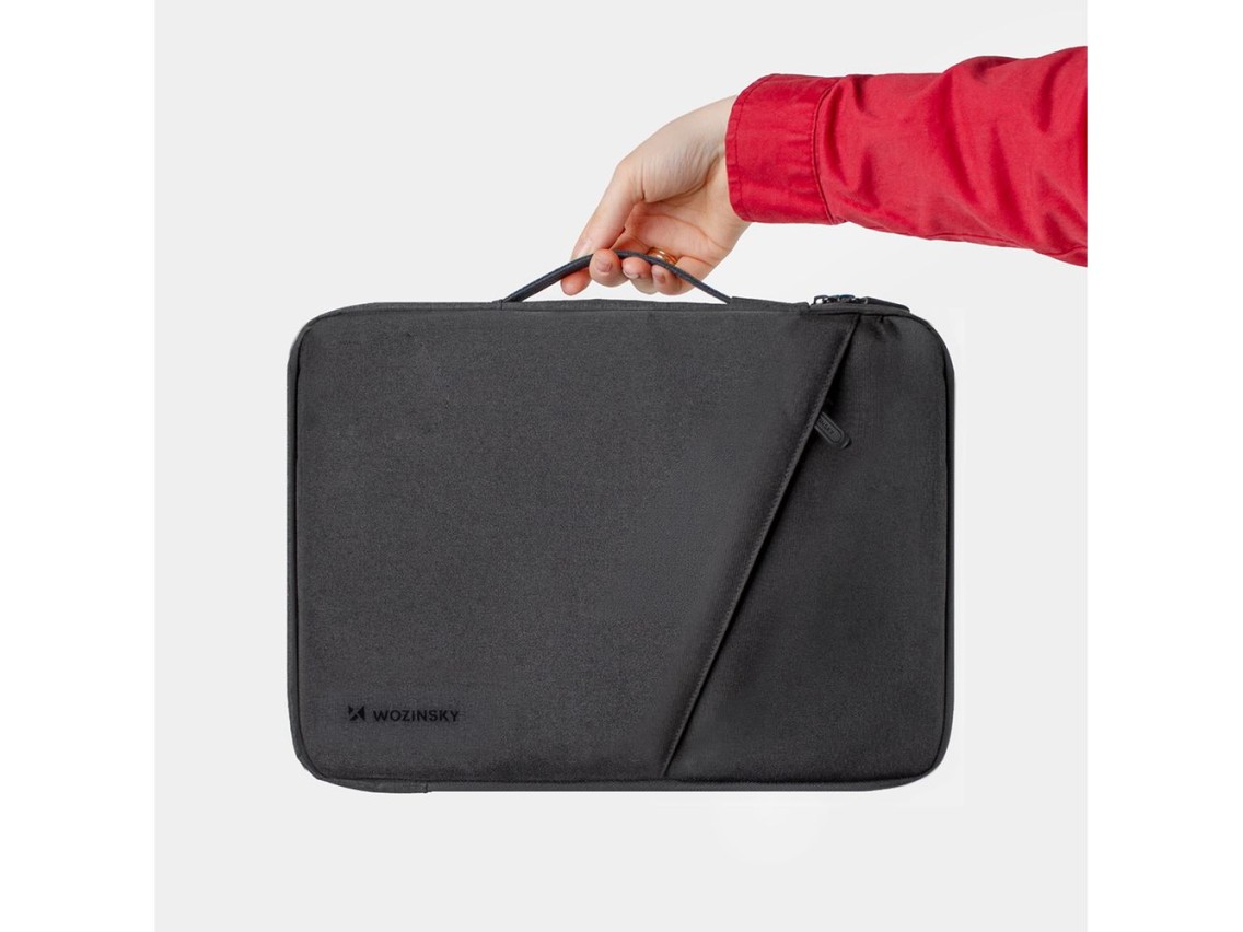 Bolsa para laptop Wozinsky WTNP-14B de 13 a 14 polegadas com al�a retr�til - Preta