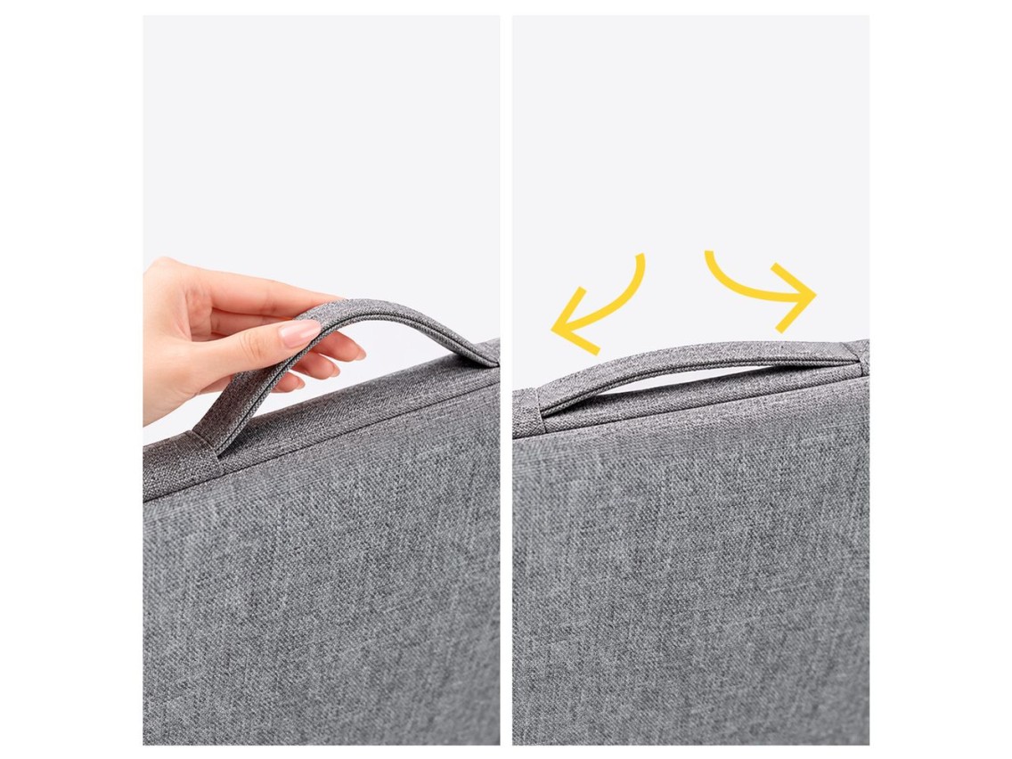 Wozinsky WTNP-14G 13-14" Laptop Bag with Retractable Handle - Gray