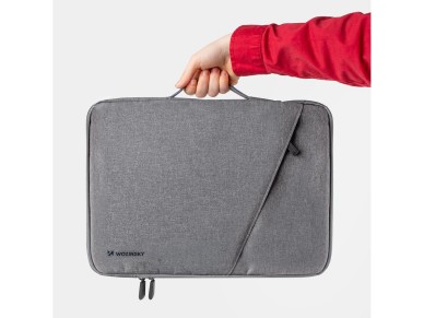Bolsa para laptop Wozinsky WTNP-15G de 15,6" com alça retrátil - Cinza Bolsa para laptop Wozinsky WTNP-15G de 15,6" com alça retrátil - Cinza