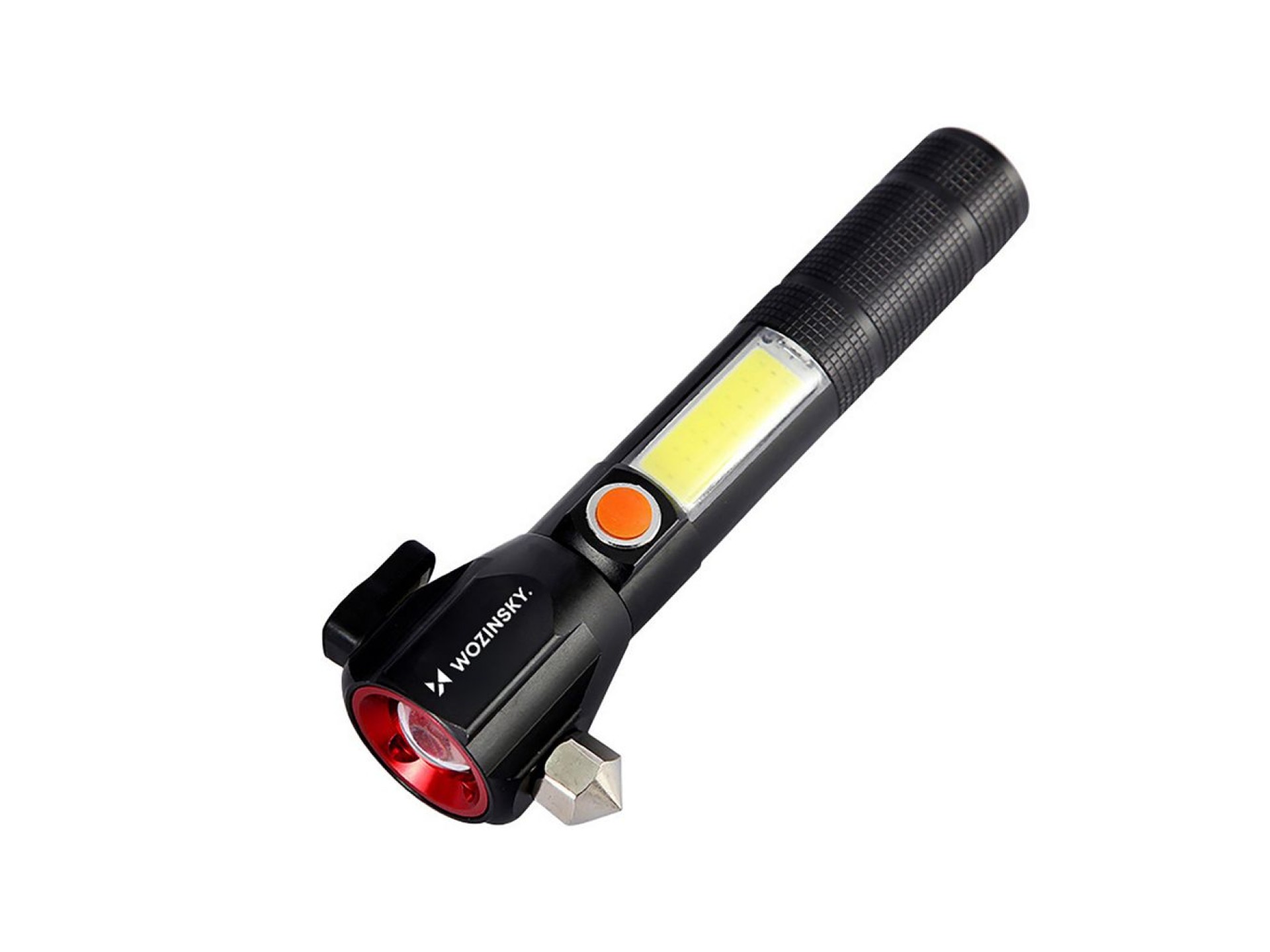 Wozinsky WLR-31 5W 500lm CREE 3-in-1 Multifunction Flashlight with Glass Breaker and Seat Belt Cutte