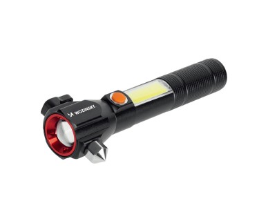 Linterna multifunci�n Wozinsky WLR-31 de 5 W y 500 lm con sensor CREE, 3 en 1, con rompecristales y 