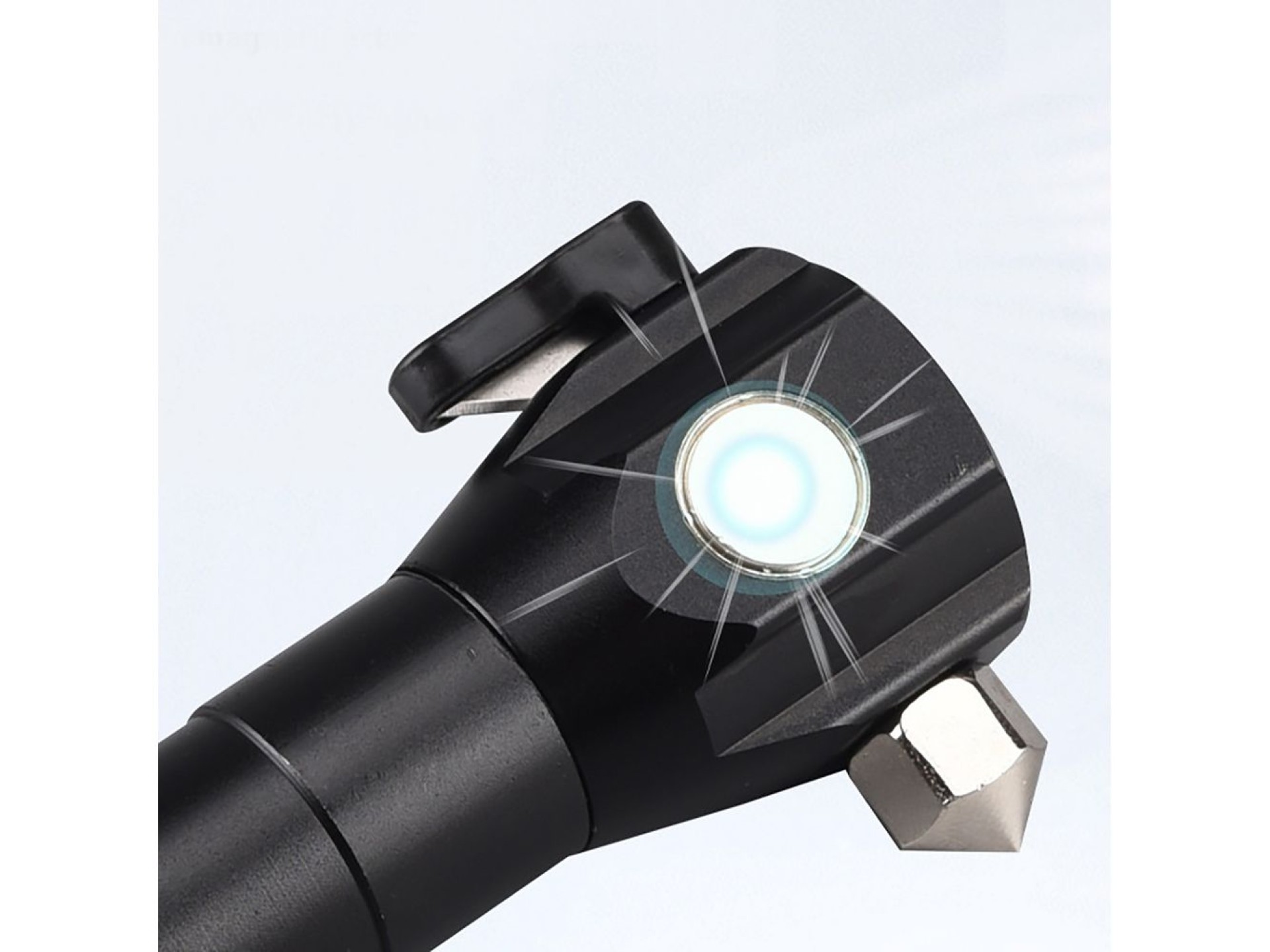 Wozinsky WLR-31 5W 500lm CREE 3-in-1 Multifunction Flashlight with Glass Breaker and Seat Belt Cutte