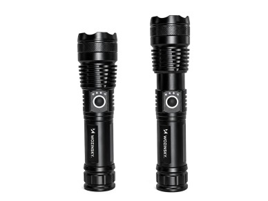 Wozinsky WLT-15W 15W 1500lm CREE IP65 Tactical Flashlight with Adjustable Beam - Black Wozinsky WLT-15W 15W 1500lm CREE IP65 Tactical Flashlight with Adjustable Beam - Black