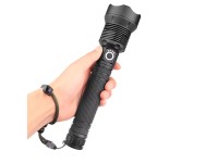 Lanterna t�tica Wozinsky WLT-20W, 20 W, 2000 lm, diodos CREE, IP65, com feixe ajust�vel - preta
