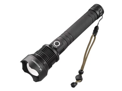 Wozinsky WLT-20W tactical flashlight 20 W 2000 lm CREE diodes IP65 with adjustable beam - black Wozinsky WLT-20W tactical flashlight 20 W 2000 lm CREE diodes IP65 with adjustable beam - black