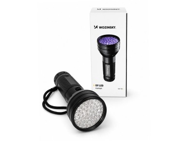 Wozinsky WLT-51L IP65 UV Flashlight for Trace Detection - Black