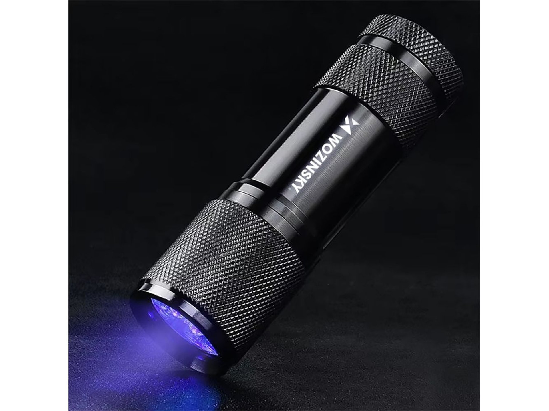 Wozinsky WLD-9L IP65 UV Flashlight for Trace Detection - Black
