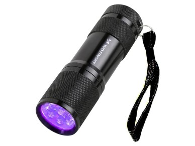 Lanterna UV Wozinsky WLD-9L IP65 para Detec��o de Tra�os - Preta