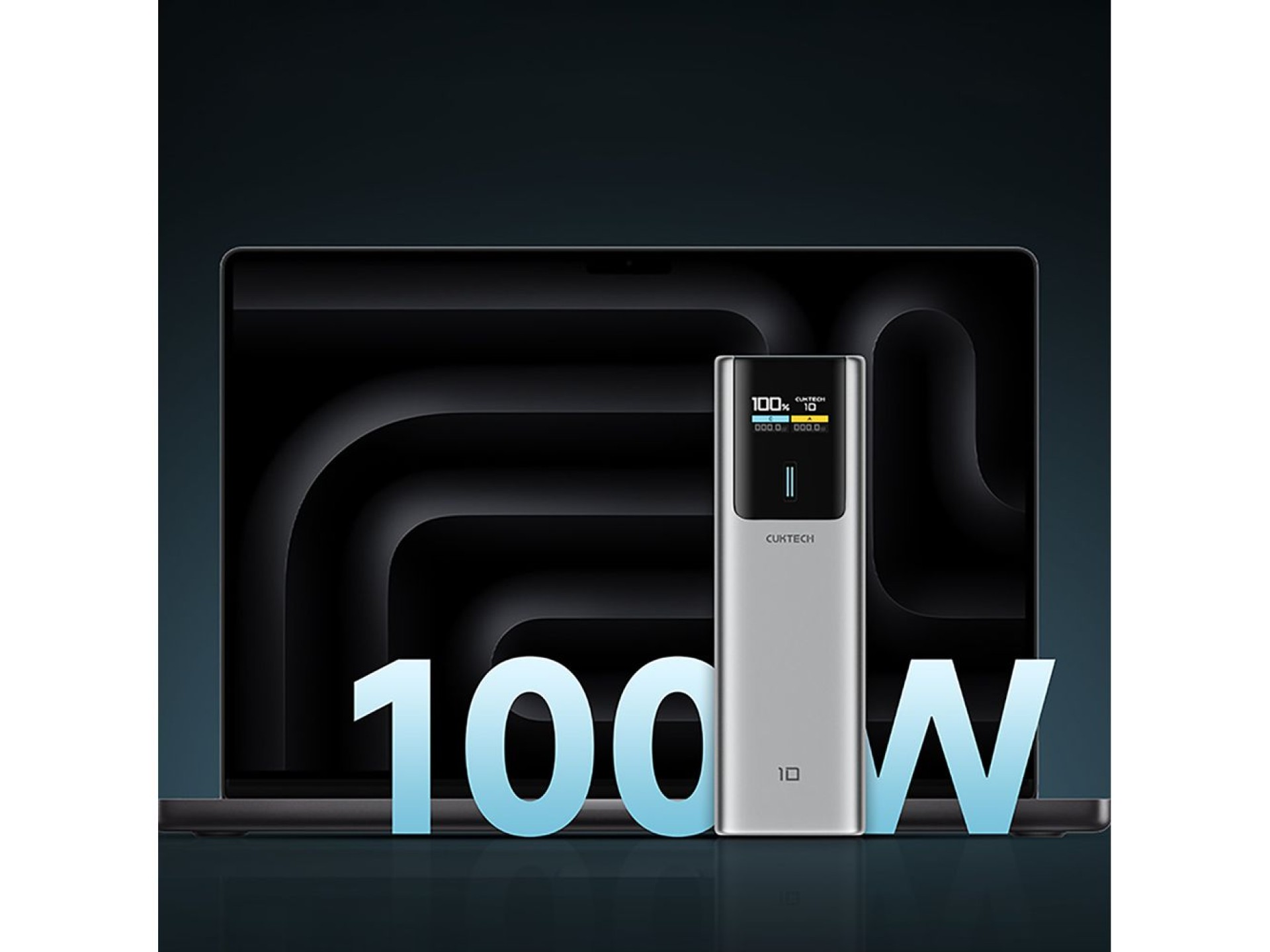 CUKTECH CKPB100PGLBL Powerbank 150W 10000mAh USB-C USB-A - Gray