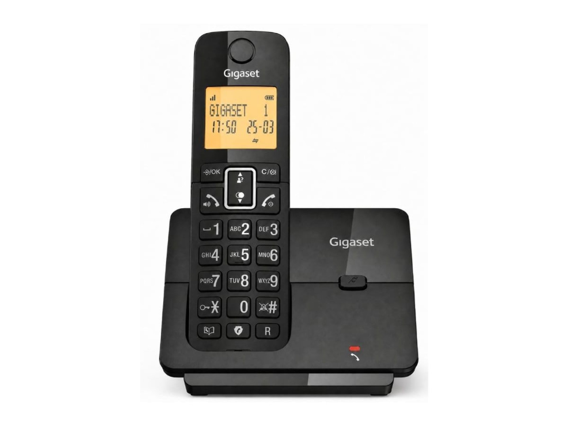 Teléfono Inalámbrico Gigaset Essential 300/ Negro