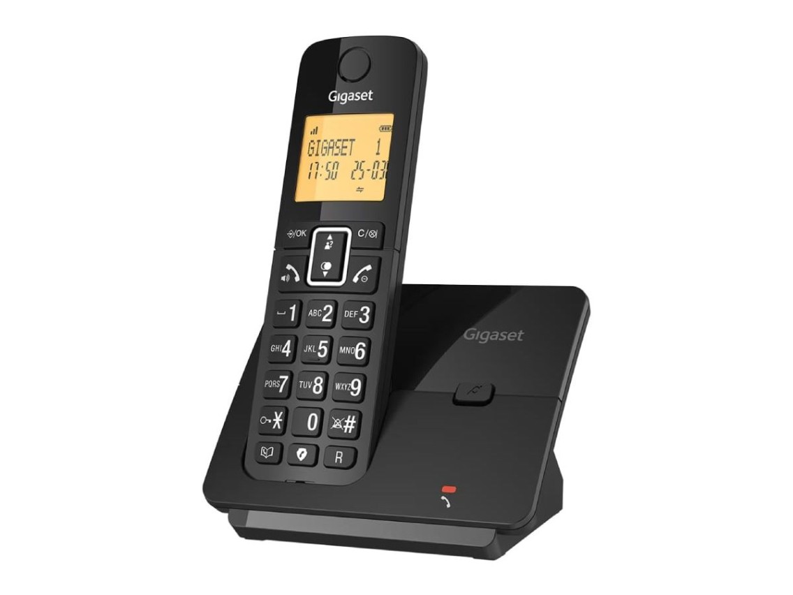 Teléfono Inalámbrico Gigaset Essential 300/ Negro