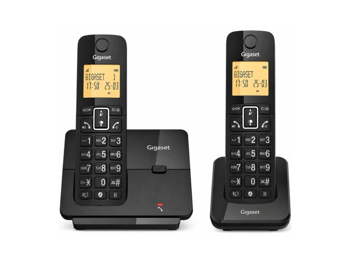 Tel�fono Inal�mbrico Gigaset Essential 300 DUO/ Negro