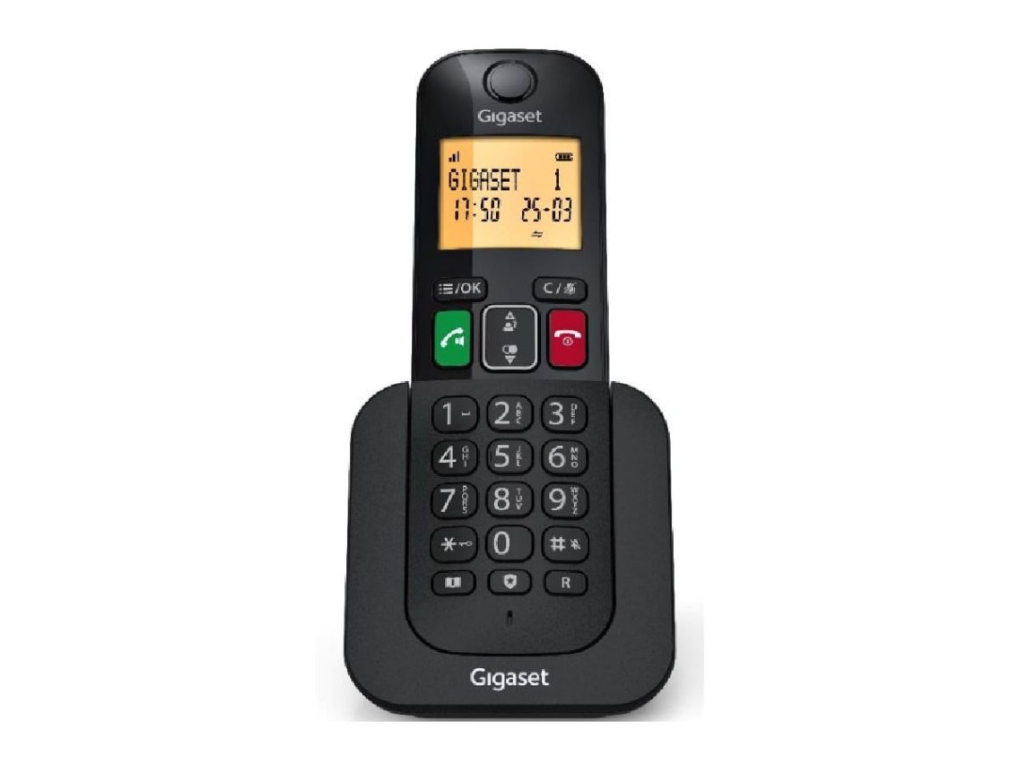 Telefone sem fio Gigaset Elemental 400 DUO / Preto