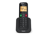 Telefone sem fio Gigaset Elemental 400 DUO / Preto Telefone sem fio Gigaset Elemental 400 DUO / Preto