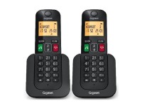 Tel�fono Inal�mbrico Gigaset Elemental 400 DUO/ Negro