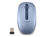 Mouse ergonômico sem fio NGS Fog Dual FOGDUALBLUE, silencioso/até 1600 DPI/azul Mouse ergonômico sem fio NGS Fog Dual FOGDUALBLUE, silencioso/até 1600 DPI/azul