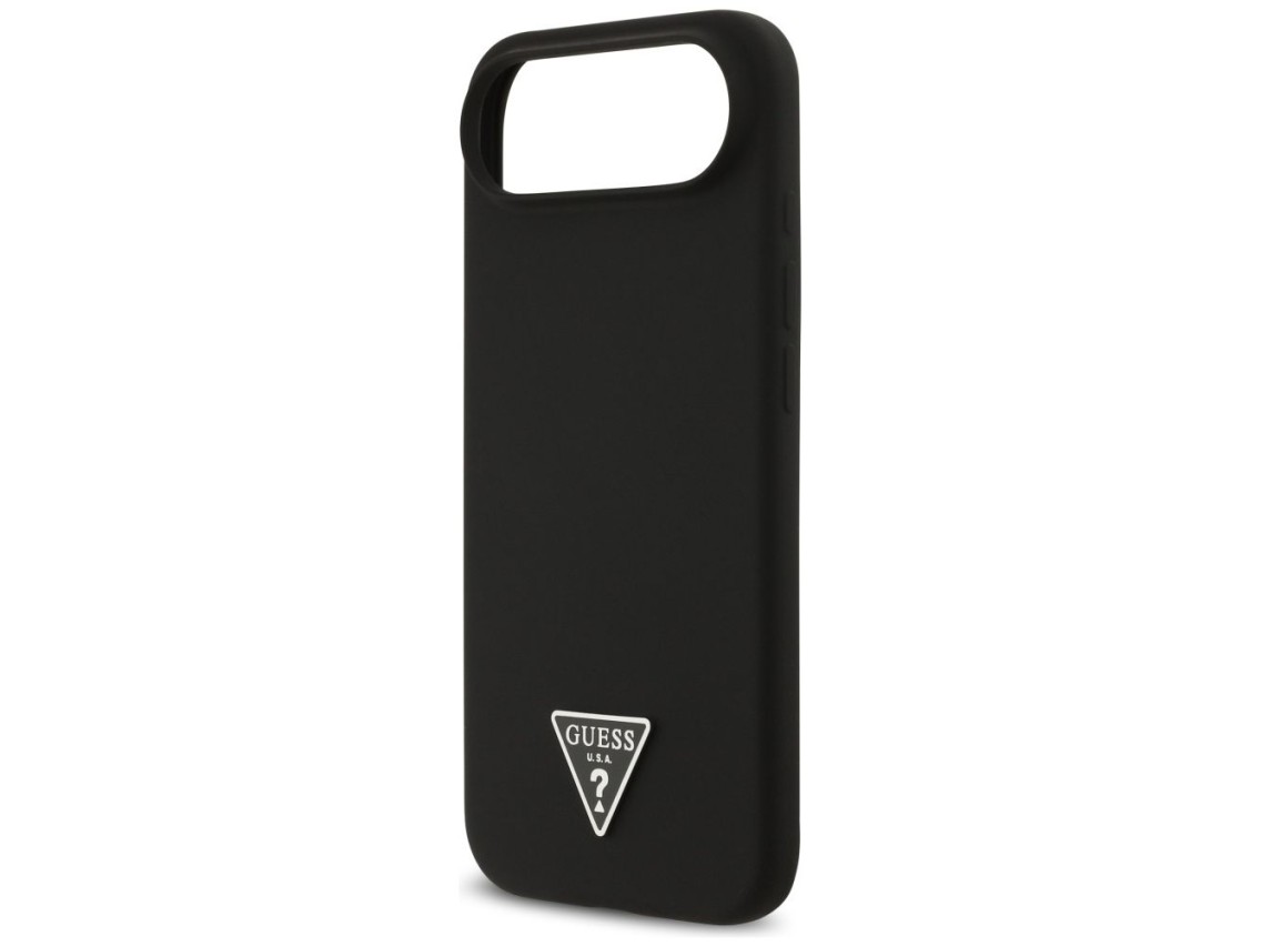Guess Silicone Triangle Logo MagSafe Case for iPhone 17 Air - Black