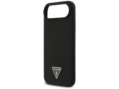 Funda Guess de silicona con logo triangular y MagSafe para iPhone 17 Air - Negra Funda Guess de silicona con logo triangular y MagSafe para iPhone 17 Air - Negra