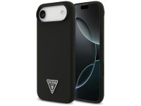 Guess Silicone Triangle Logo MagSafe Case for iPhone 17 Air - Black Guess Silicone Triangle Logo MagSafe Case for iPhone 17 Air - Black