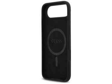 Funda Guess de silicona con logo triangular y MagSafe para iPhone 17 Air - Negra Funda Guess de silicona con logo triangular y MagSafe para iPhone 17 Air - Negra