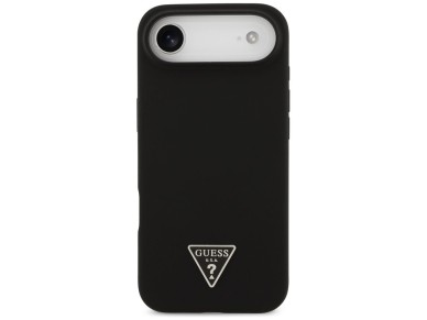 Funda Guess de silicona con logo triangular y MagSafe para iPhone 17 Air - Negra Funda Guess de silicona con logo triangular y MagSafe para iPhone 17 Air - Negra