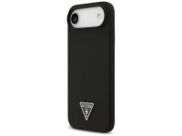 Guess Silicone Triangle Logo MagSafe Case for iPhone 17 Air - Black Guess Silicone Triangle Logo MagSafe Case for iPhone 17 Air - Black