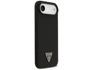 Funda Guess de silicona con logo triangular y MagSafe para iPhone 17 Air - Negra Funda Guess de silicona con logo triangular y MagSafe para iPhone 17 Air - Negra