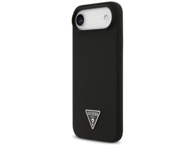 Funda Guess de silicona con logo triangular y MagSafe para iPhone 17 Air - Negra Funda Guess de silicona con logo triangular y MagSafe para iPhone 17 Air - Negra