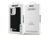 DKNY Plain Silver Logo MagSafe iPhone 16 Pro Case - Black DKNY Plain Silver Logo MagSafe iPhone 16 Pro Case - Black