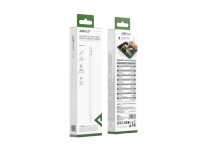 Acefast V3 Capacitive Stylus for iPad with Wireless Charging and 2 Interchangeable Tips - White