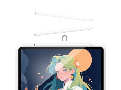 Acefast V2 Capacitive Stylus for iPad with 2 Interchangeable Tips - White