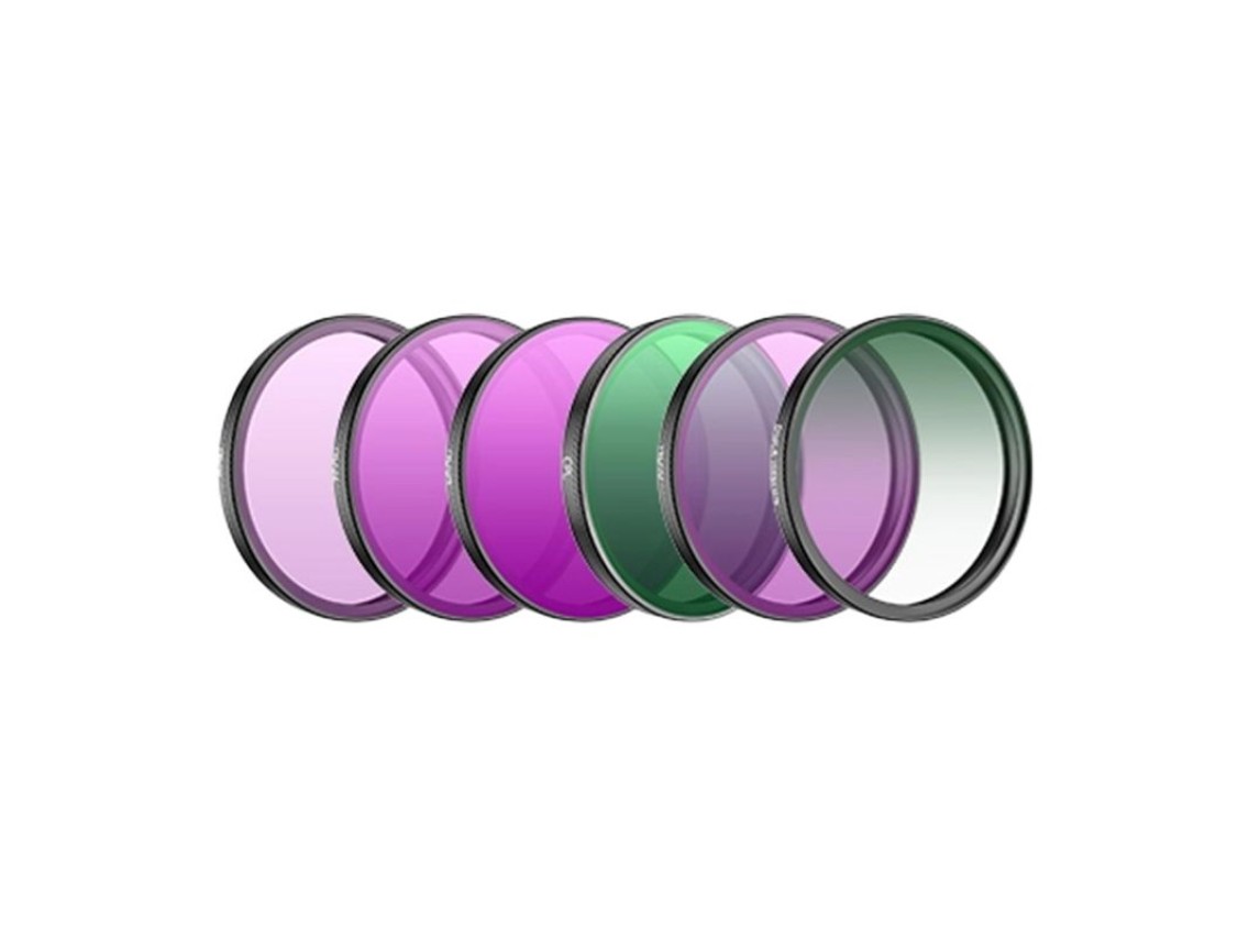 Filter set for DJI Action 6 (CPL/ND8/16/32/64/Black Mist 1/4)