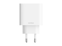 Cargador de pared Cuktech A19 de 30 W con puertos USB-A y USB-C - Blanco