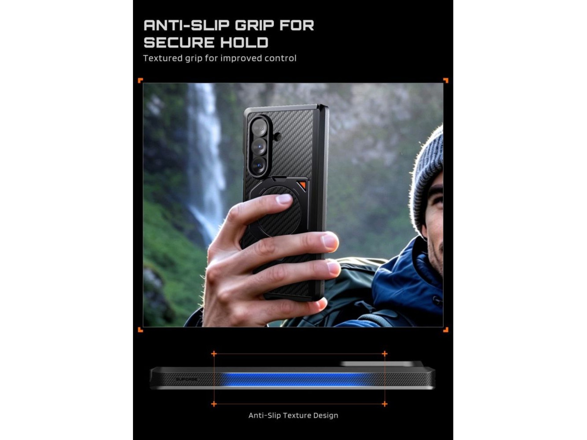 Supcase UB Aero MagSafe 2-Set Case for Samsung Galaxy Z Fold 8 Ultra - Black