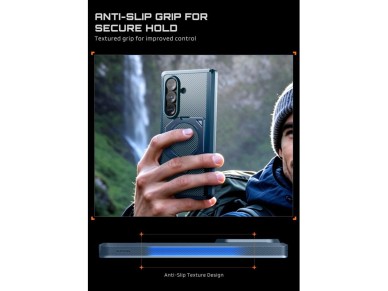 Conjunto de 2 capas Supcase UB Aero MagSafe para Samsung Galaxy Z Fold 8 Ultra - Azul Marinho Conjunto de 2 capas Supcase UB Aero MagSafe para Samsung Galaxy Z Fold 8 Ultra - Azul Marinho